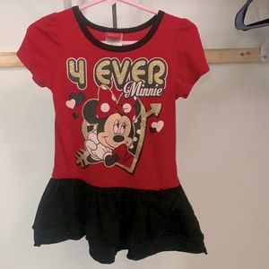 Minnie Mouse Girls Dress Size 4/5